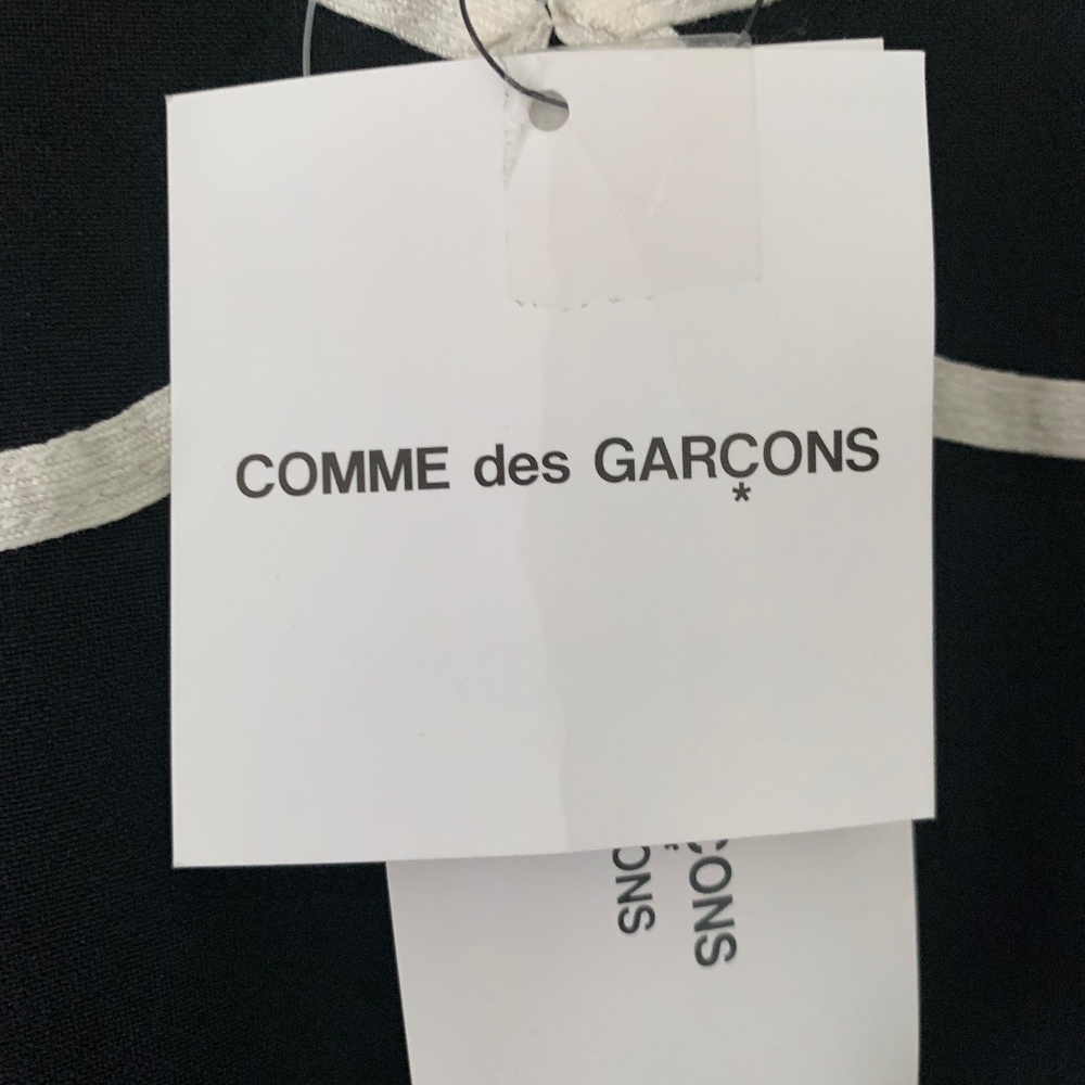 Comme des Garcons Black and White Midi Dress - Picture 3 of 7